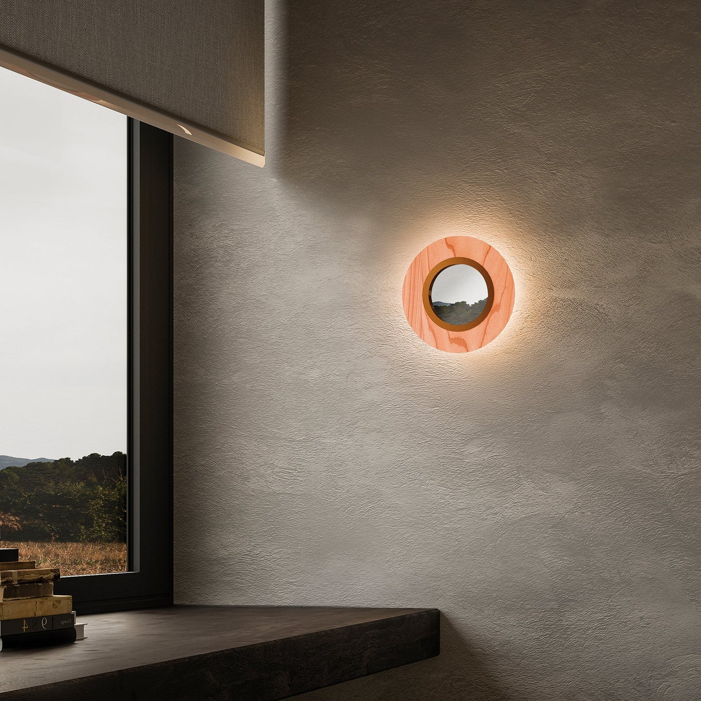 Lens Circular LED Wall Sconce