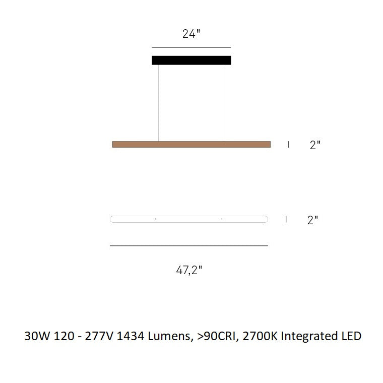 I-Line LED Suspension Light