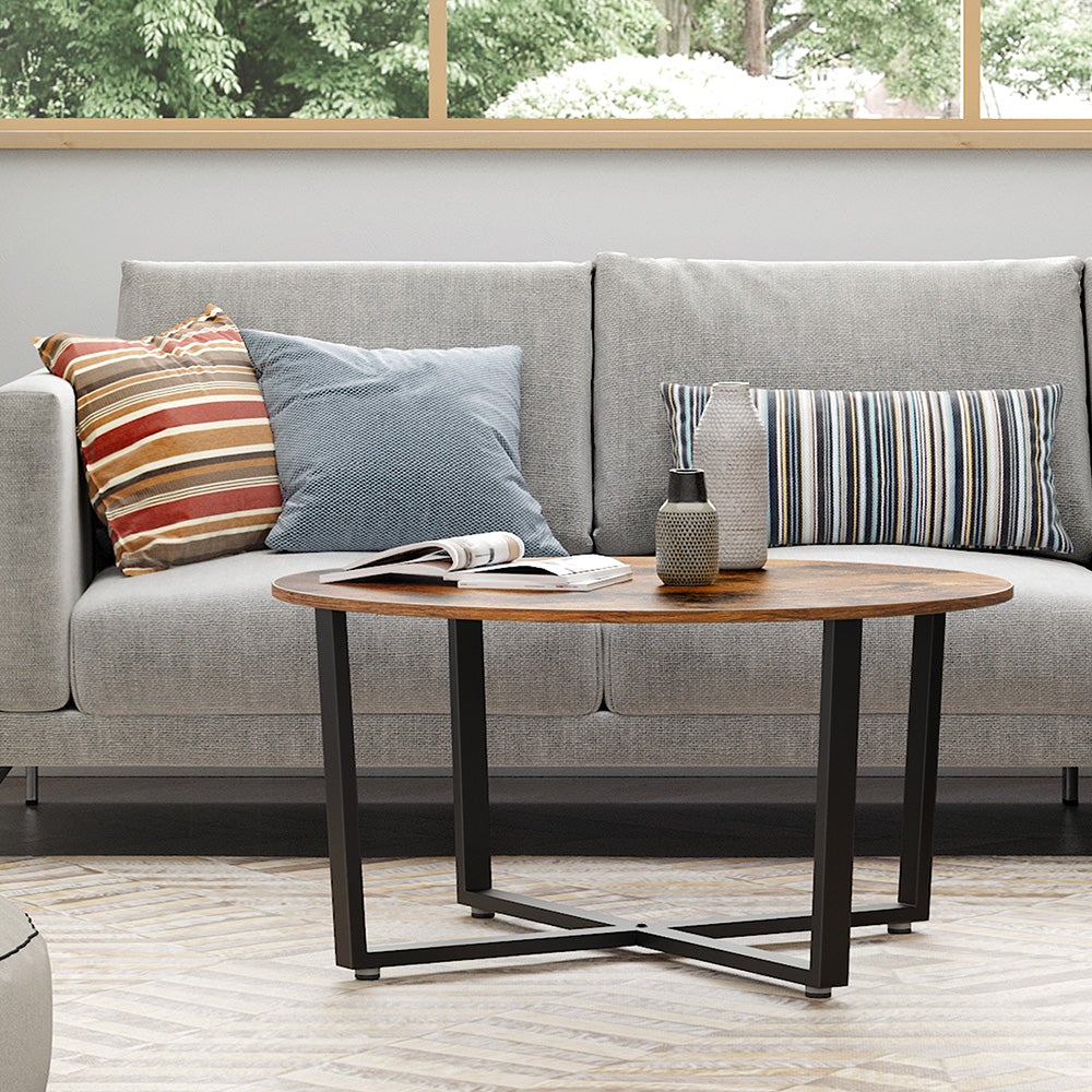 Industrial Round Coffee Table