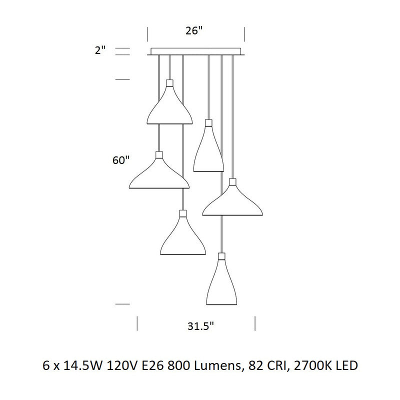 Swell Chandelier