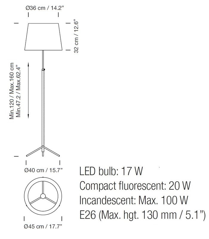 Pie De Salon Floor Lamp