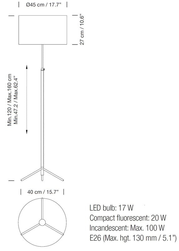 Pie De Salon Floor Lamp