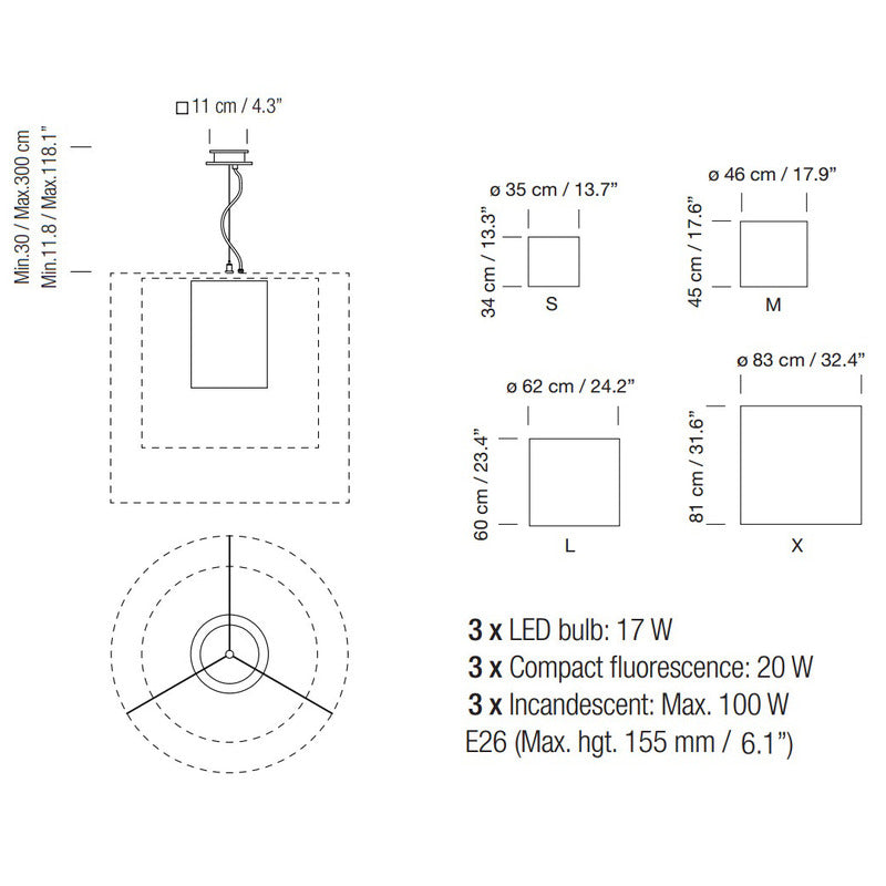 Moare Suspension Lamp