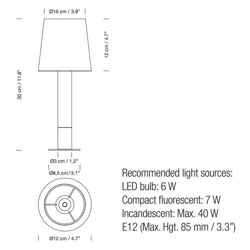 Basica Minima Table lamp