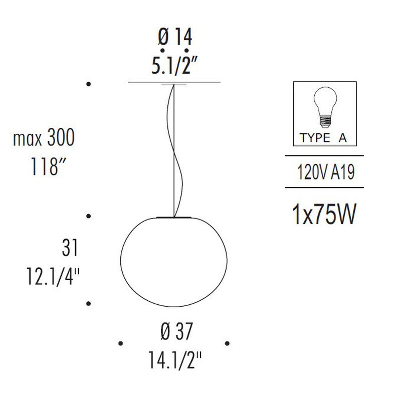 Sphera S Pendant Light