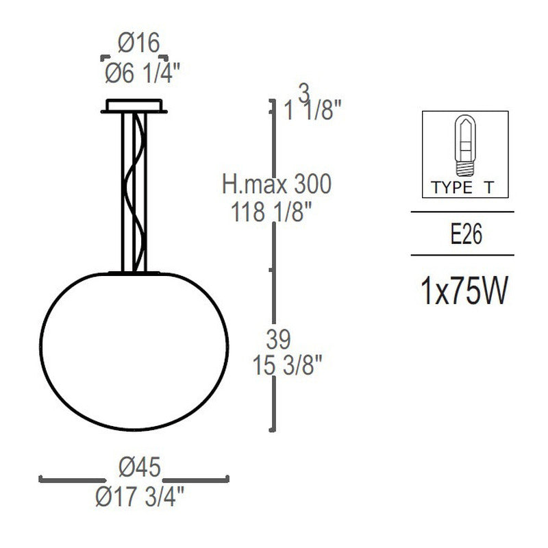 Sphera S Pendant Light