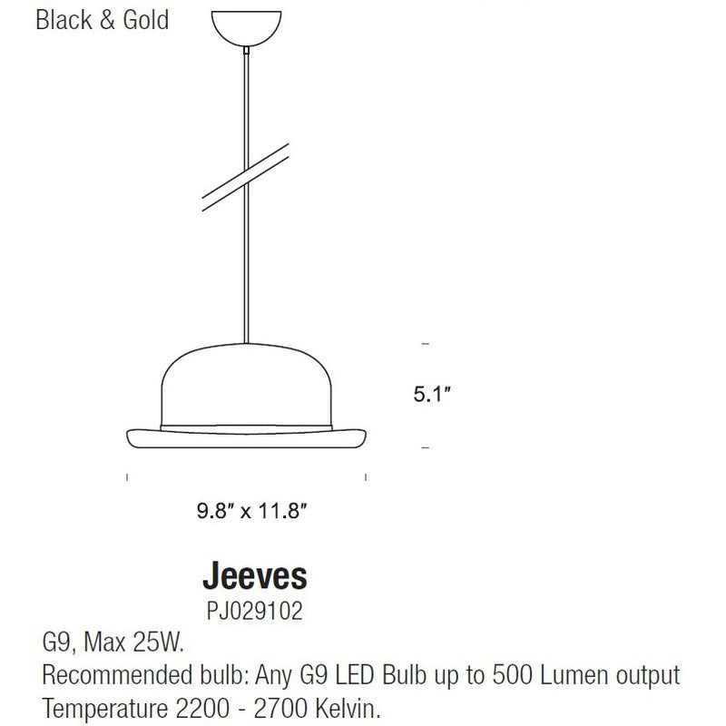 Jeeves Pendant Light