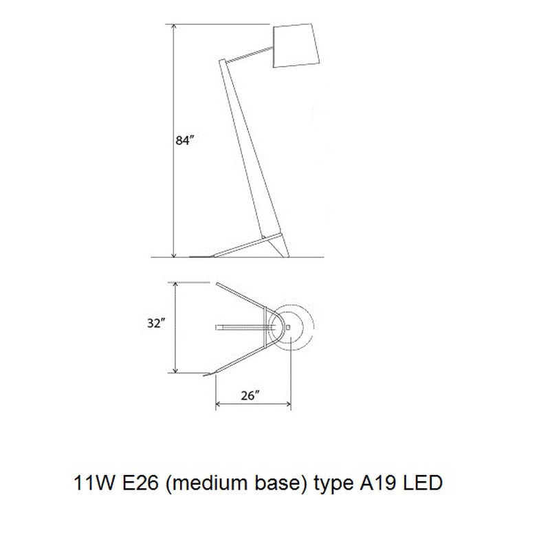 Silva Giant LED Floor Lamp