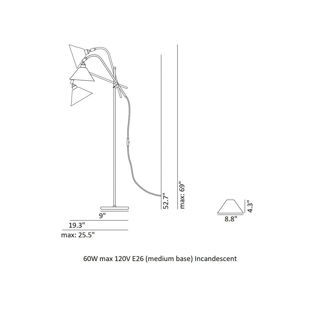 Task Ceramic Floor Lamp