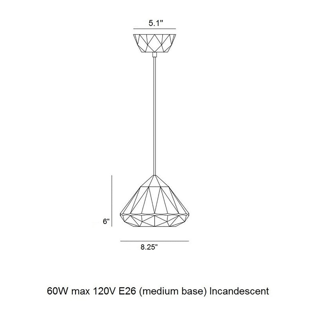 Hatton 1 Pendant Light