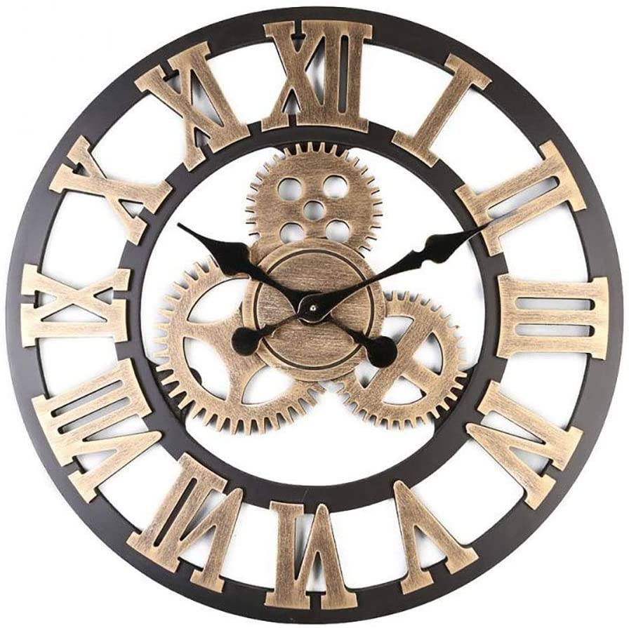 Retro Industrial Wall Clock