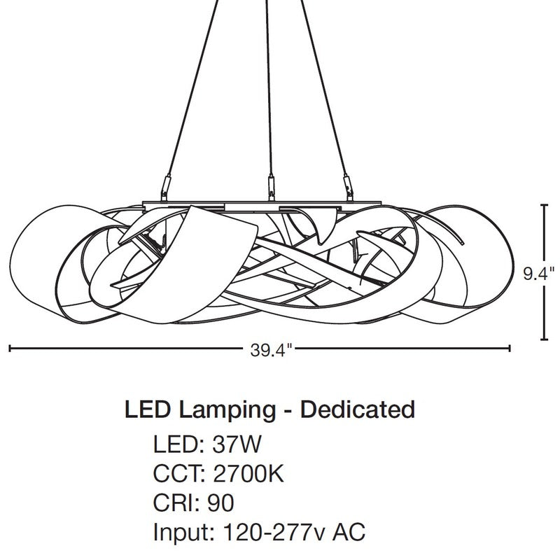 Flux Large LED Pendant Light