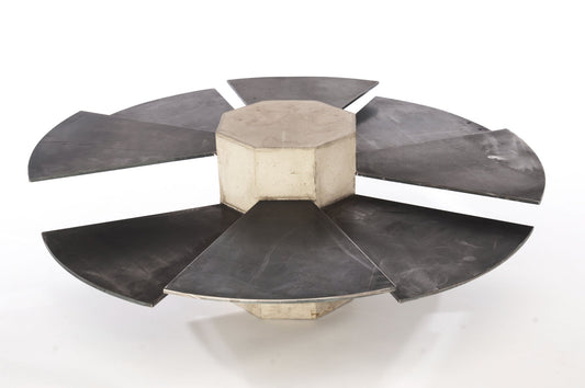 Steel Fan Coffee Table