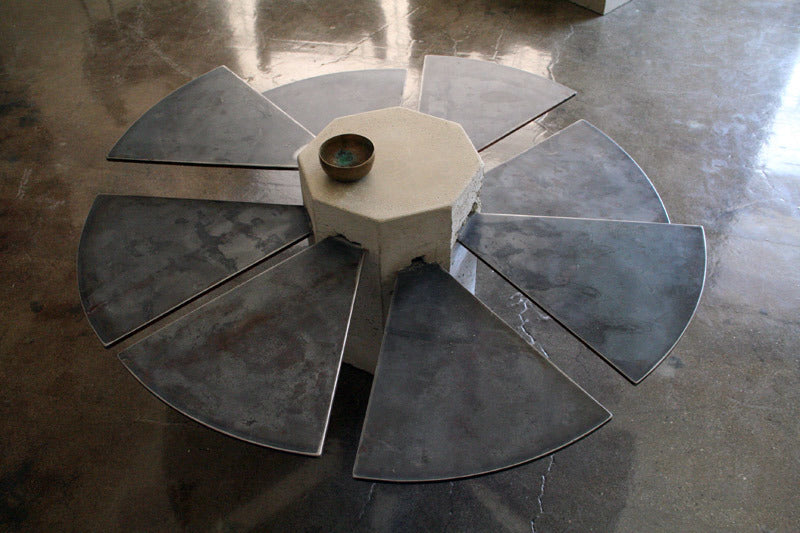 Steel Fan Coffee Table