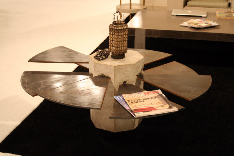 Steel Fan Coffee Table