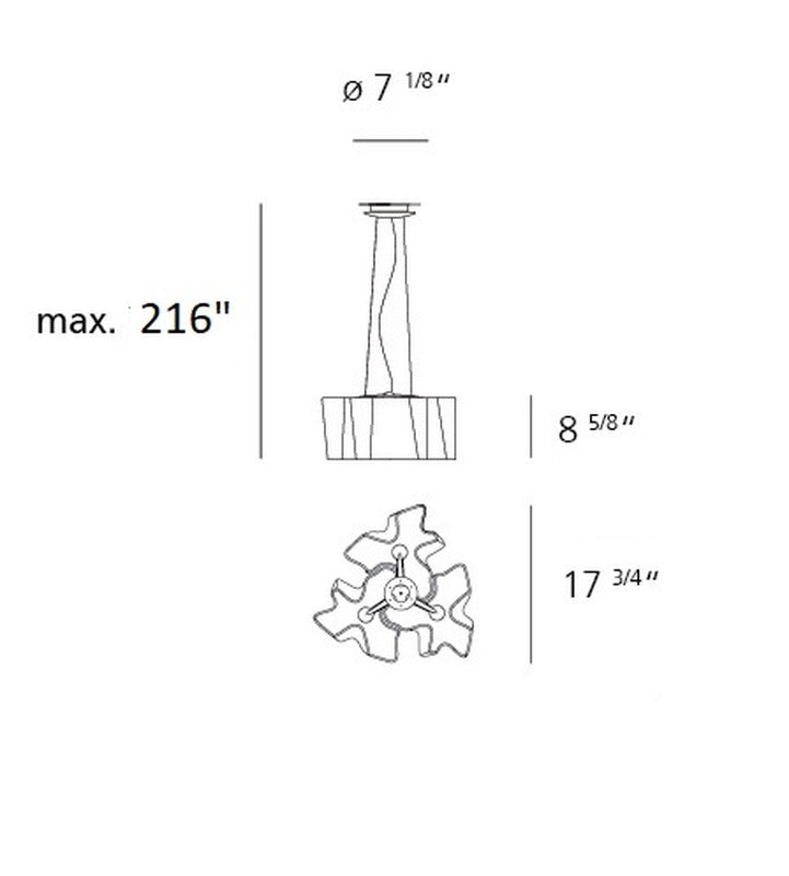 Logico Triple Nested Suspension Light