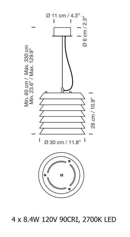 Maija 15/30 LED Pendant Light