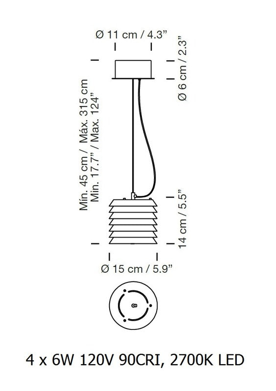 Maija 15/30 LED Pendant Light