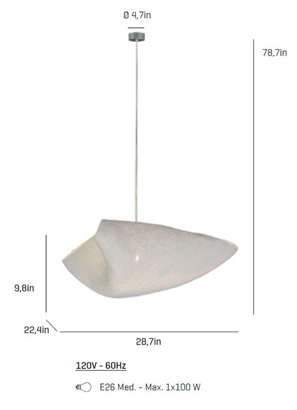 Ballet Plie Pendant Light