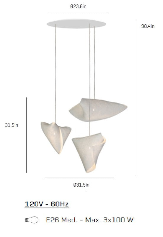 Ballet Cluster Pendant Light