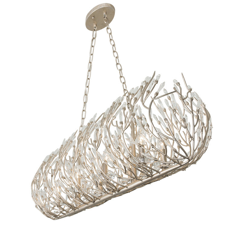 Bask 8 Light Linear Pendant Light