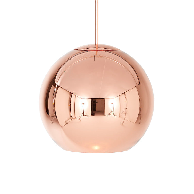 Copper Round Pendant Light