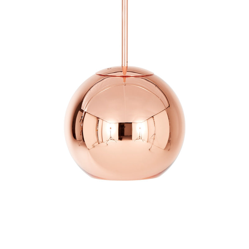 Copper Round Pendant Light