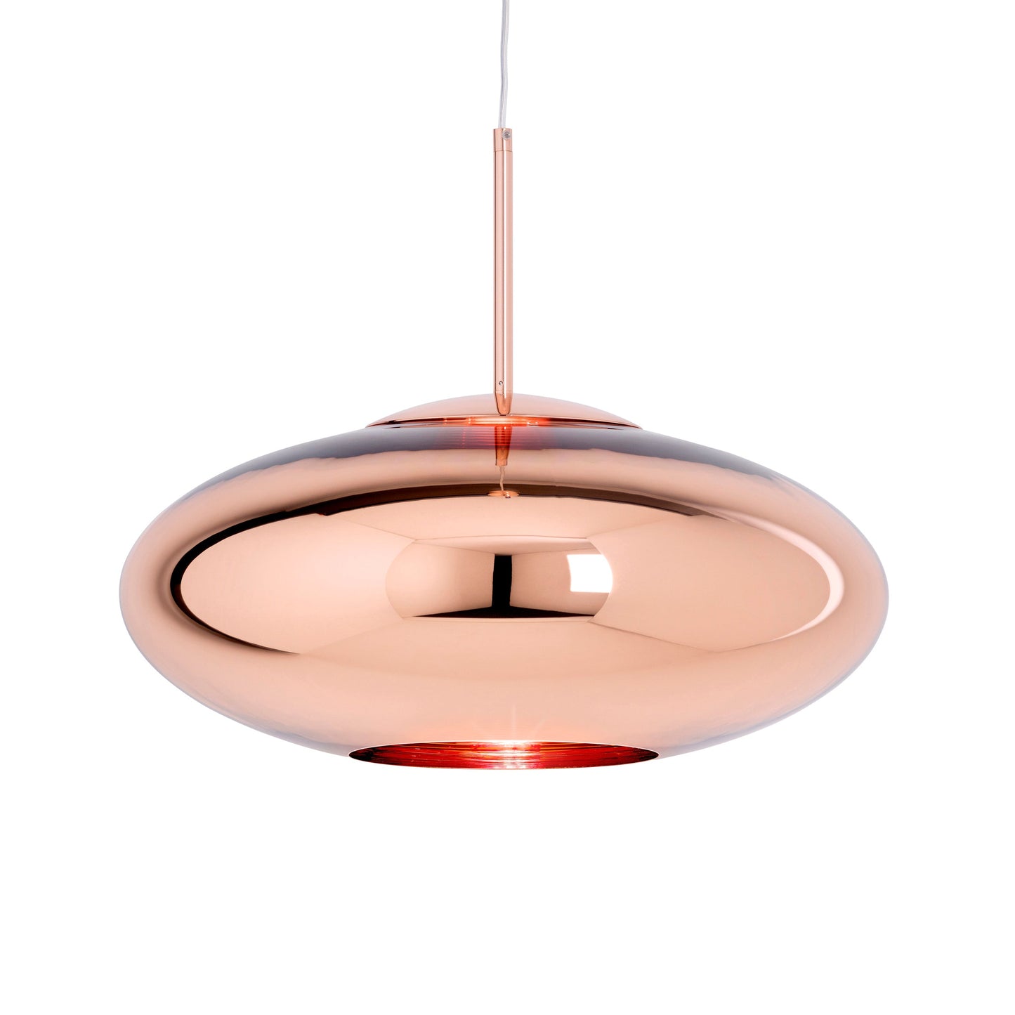 Copper Wide Pendant Light