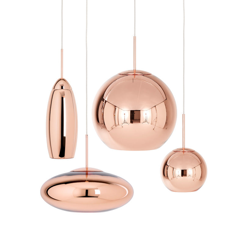 Copper Wide Pendant Light