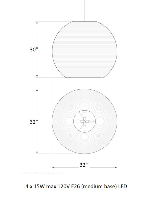 Sun Scraplight Pendant Light