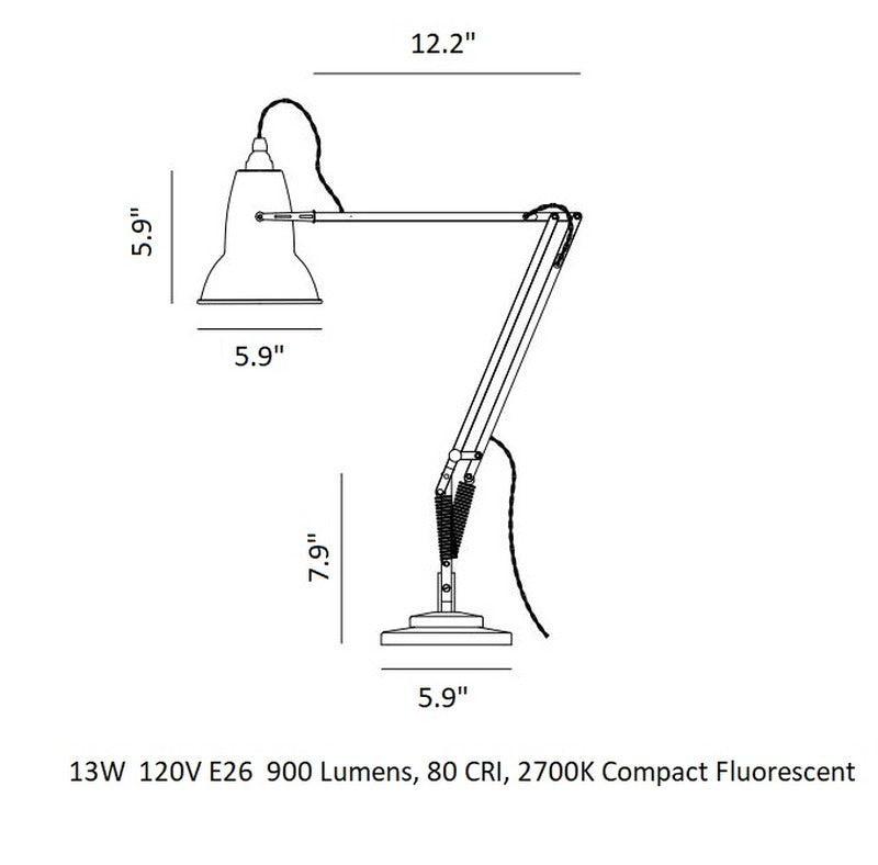 Original 1227 Brass Desk Lamp