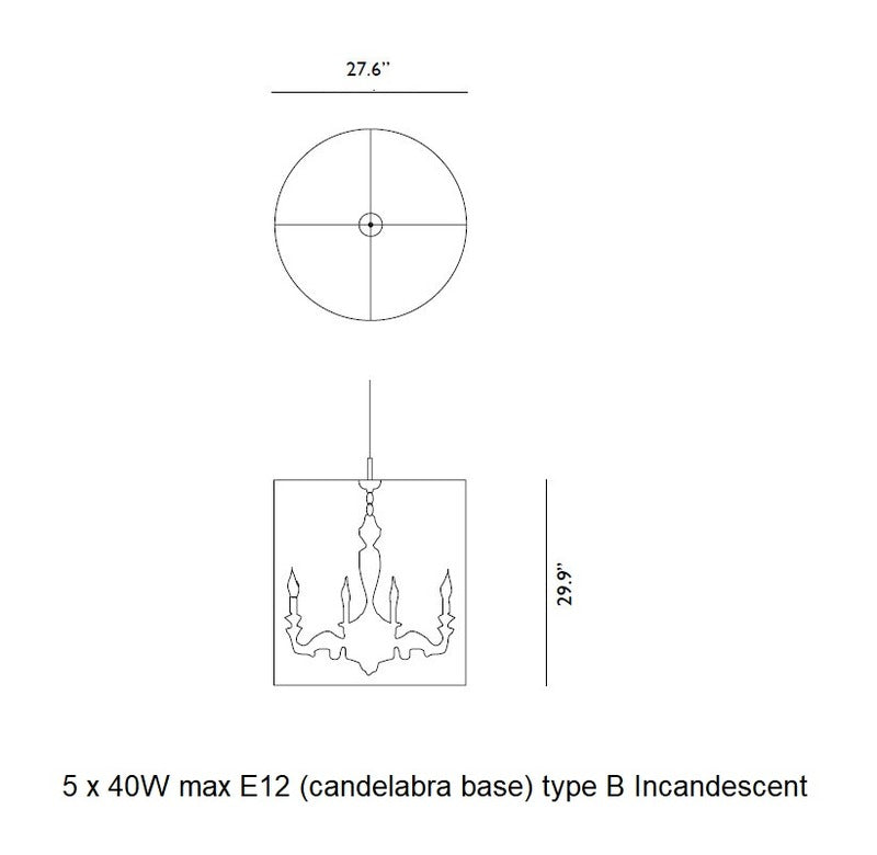 Light Shade Shade Suspended Lamp