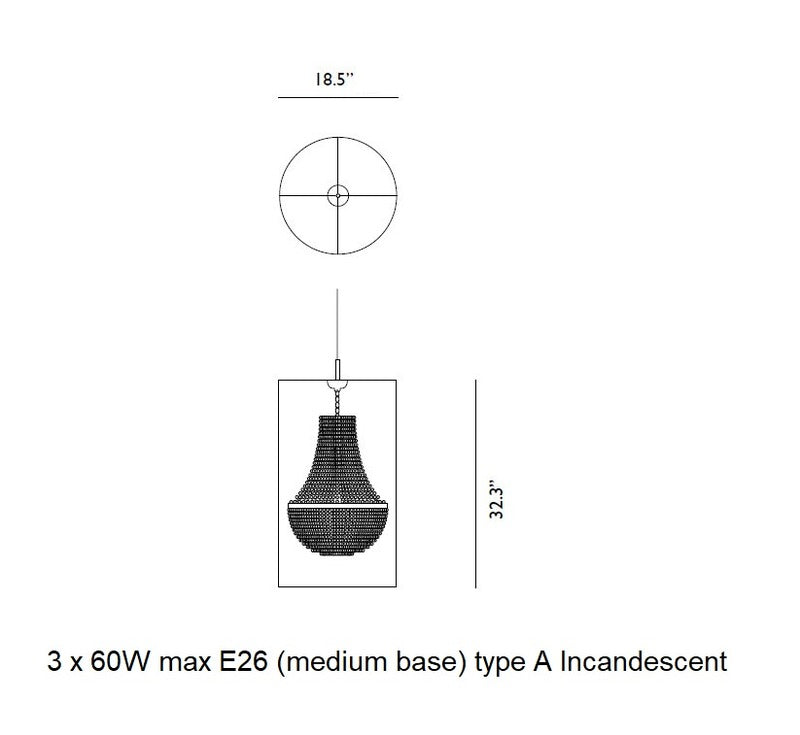 Light Shade Shade Suspended Lamp