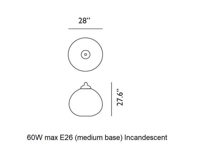 Non Random Suspended Lamp