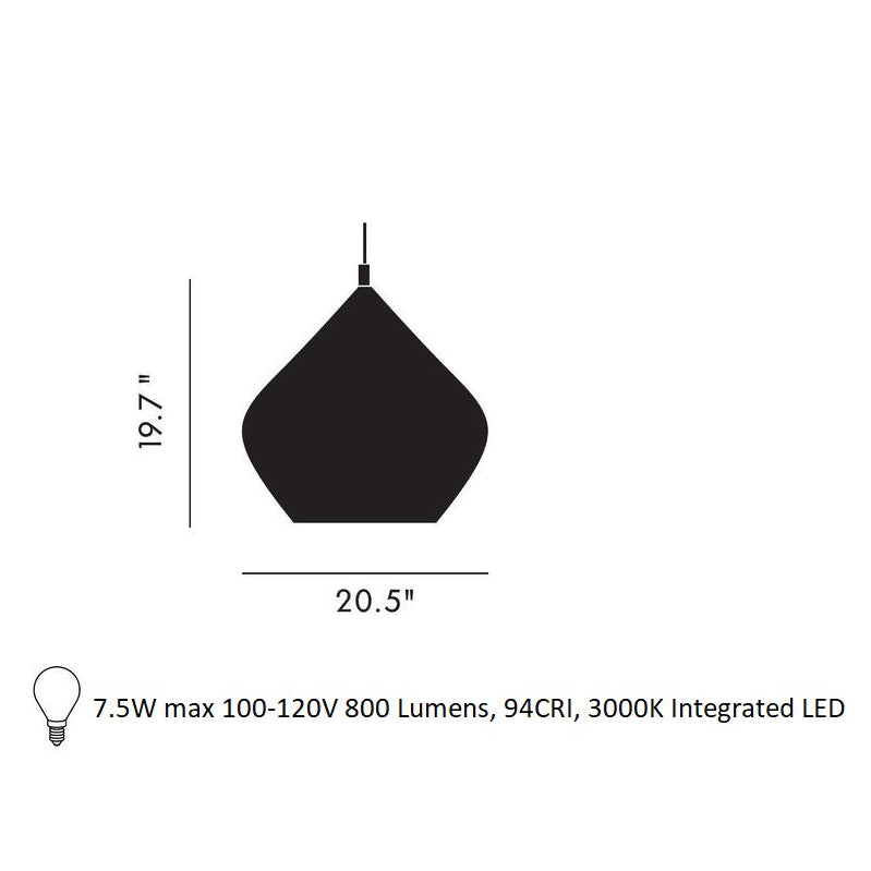 Beat Stout LED Pendant Light