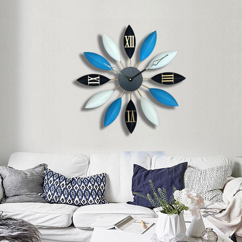 Leaves Large Wall Clock
