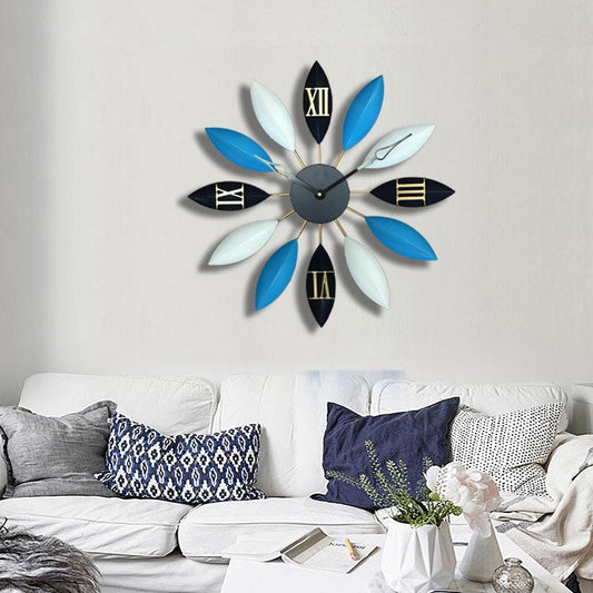 Leaves Large Wall Clock