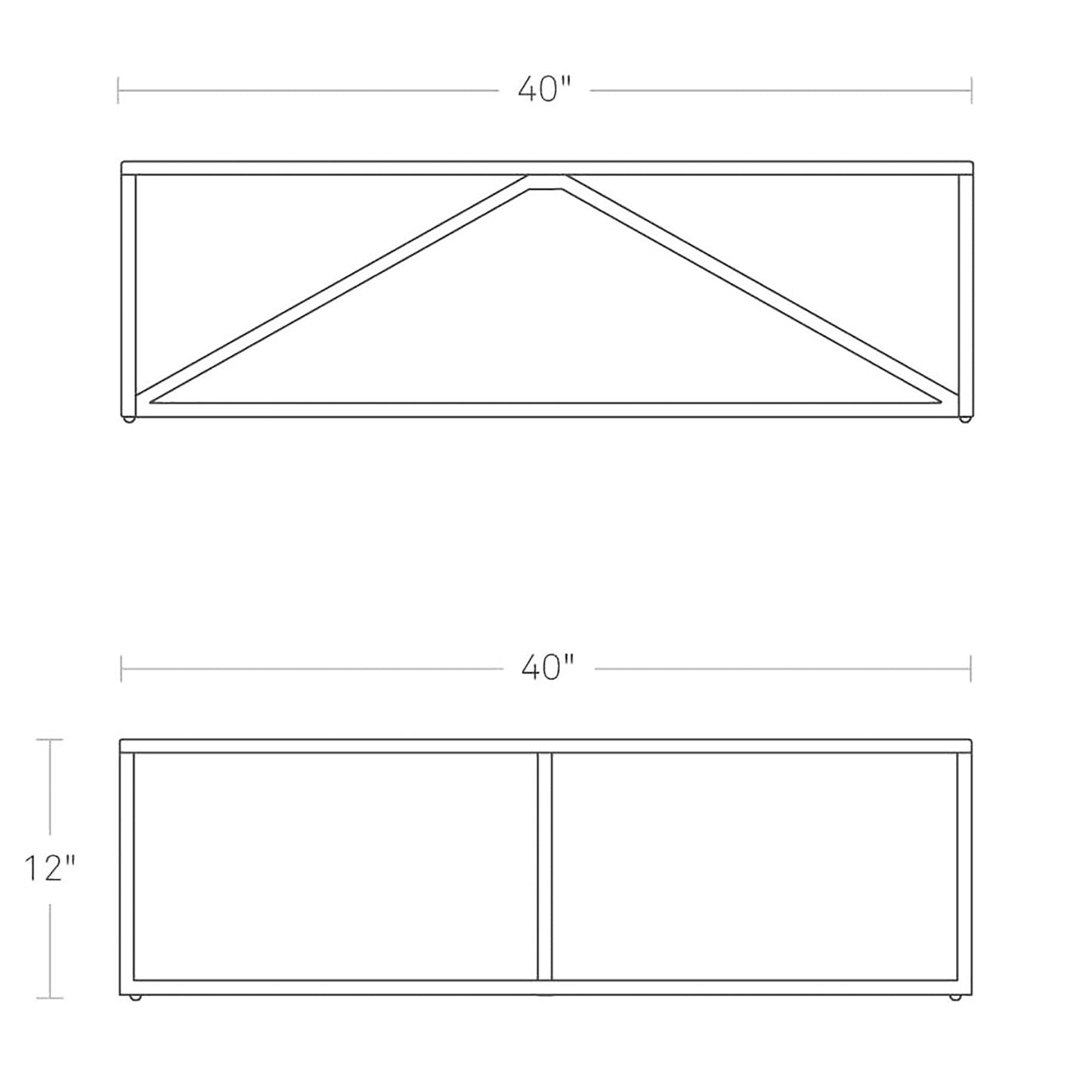 Strut Square Coffee Table