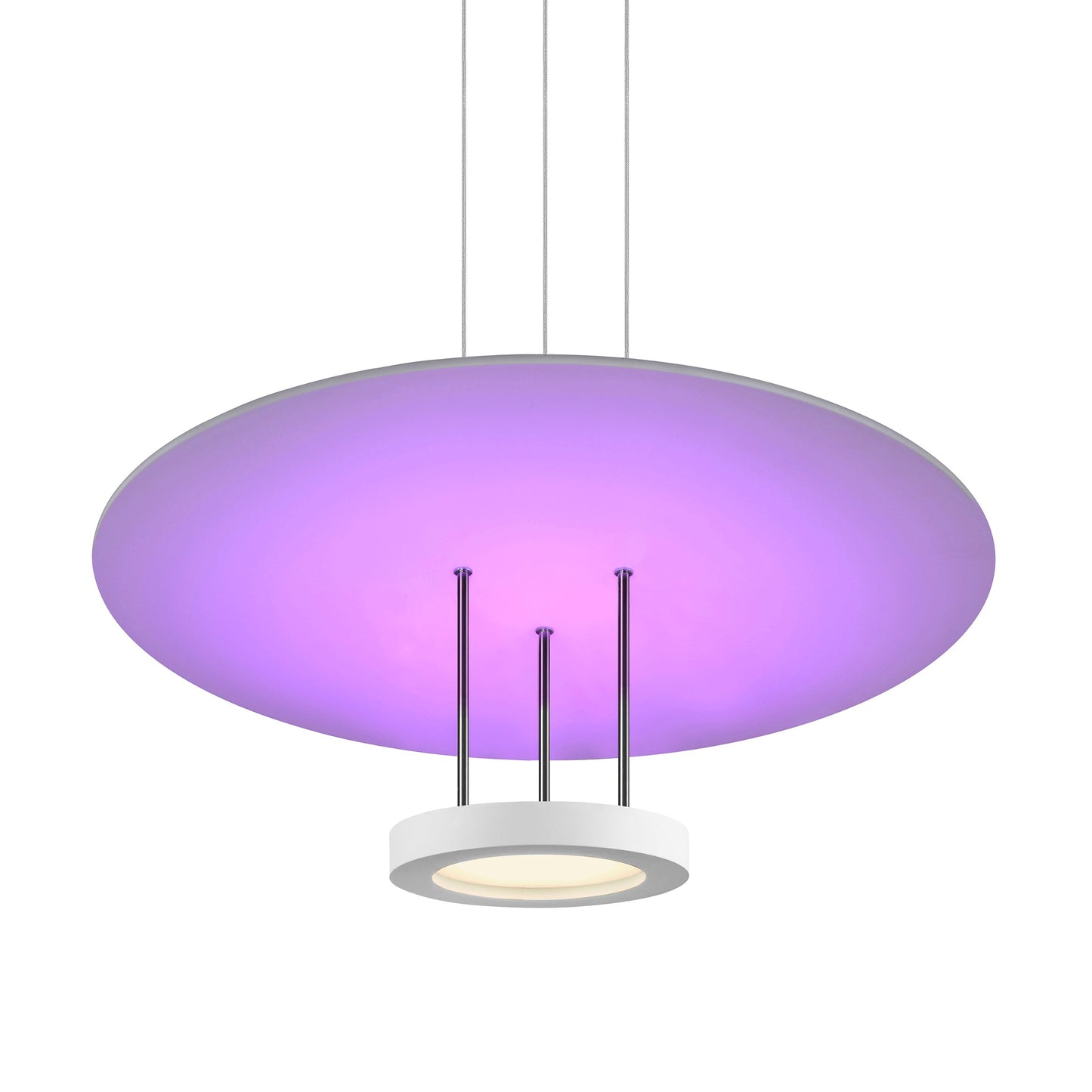 Chromaglo Round Reflector Pendant Light