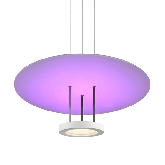 Chromaglo Round Reflector Pendant Light