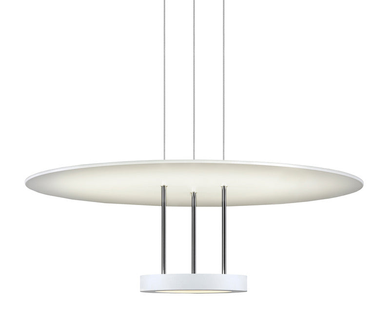 Chromaglo Round Reflector Pendant Light