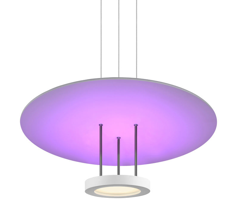 Chromaglo Round Reflector Pendant Light