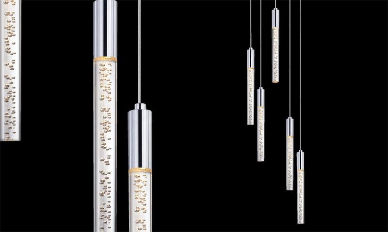 Wands Five Light Multi Pendant Light