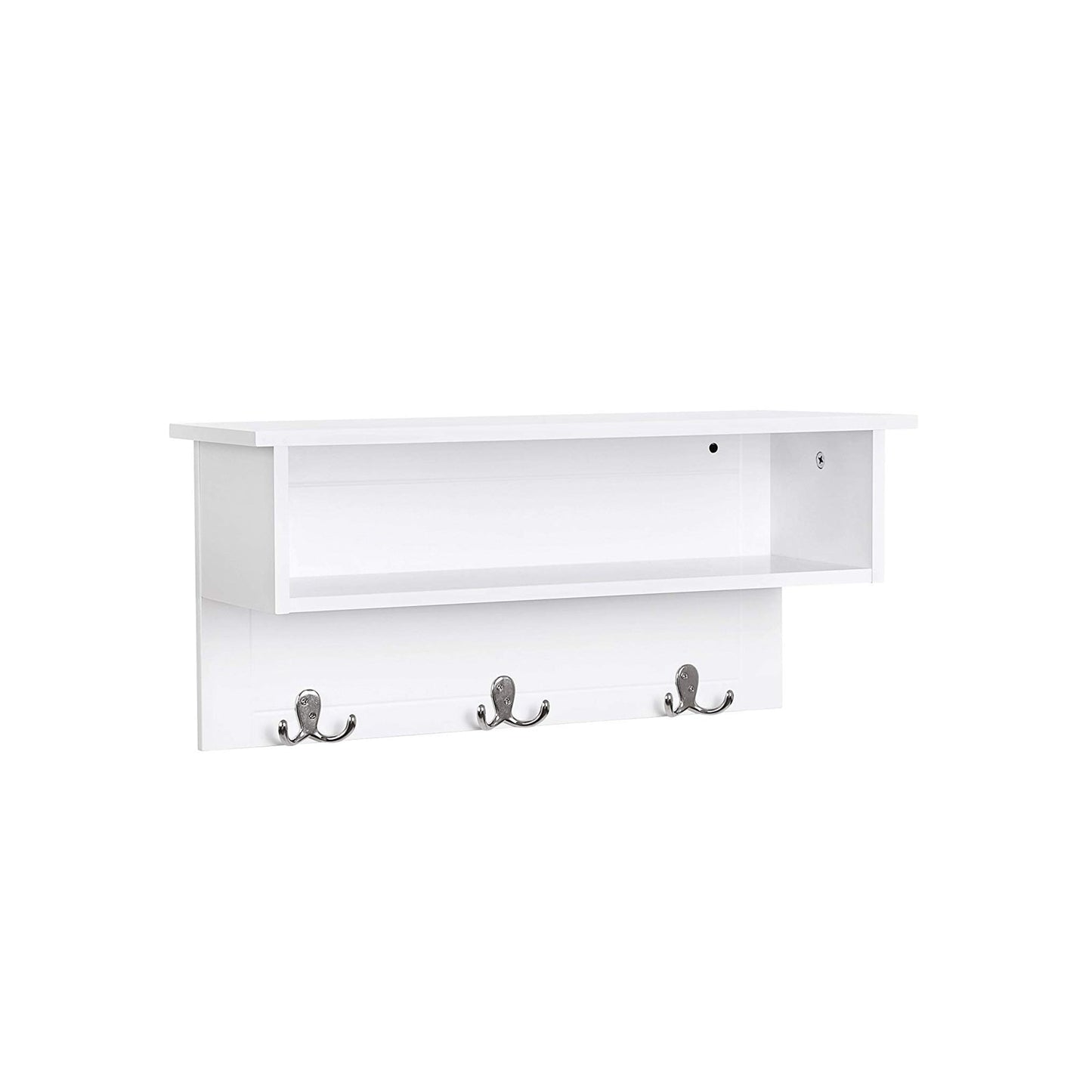 Double Hooks Hanging Shelf