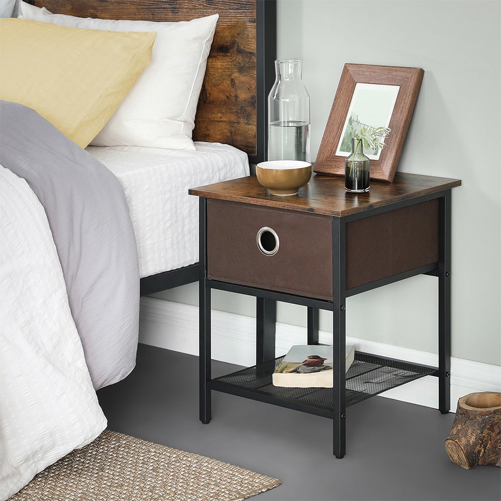 Fabric Drawer End Tables