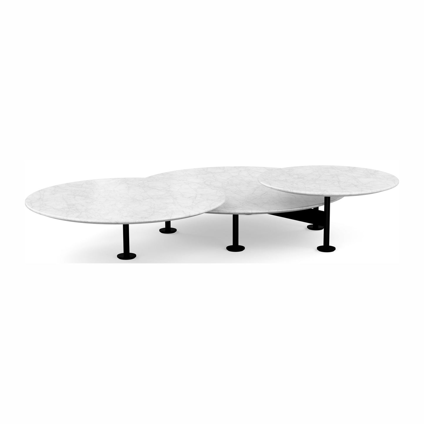 Low Triple Round Grasshopper Table