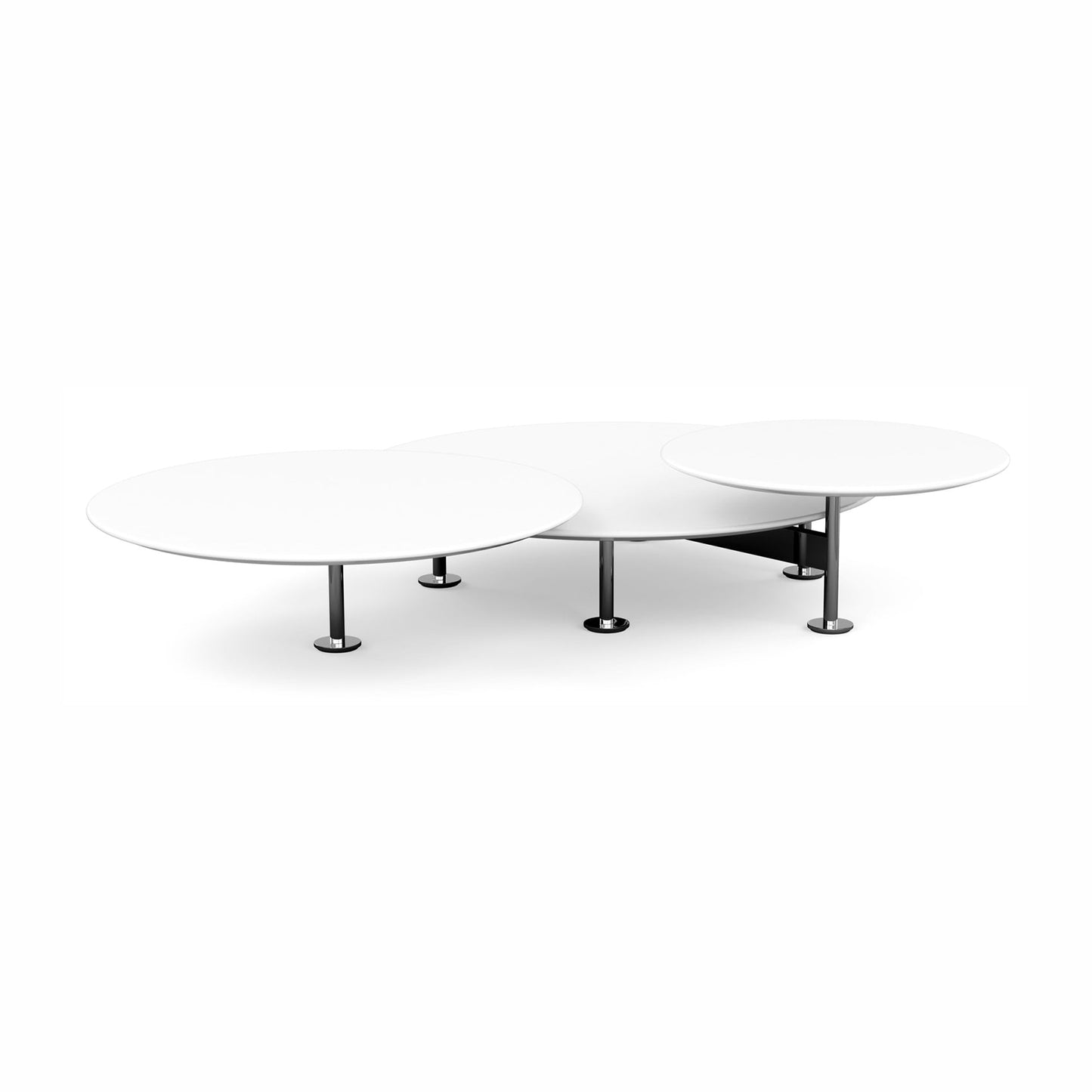 Low Triple Round Grasshopper Table