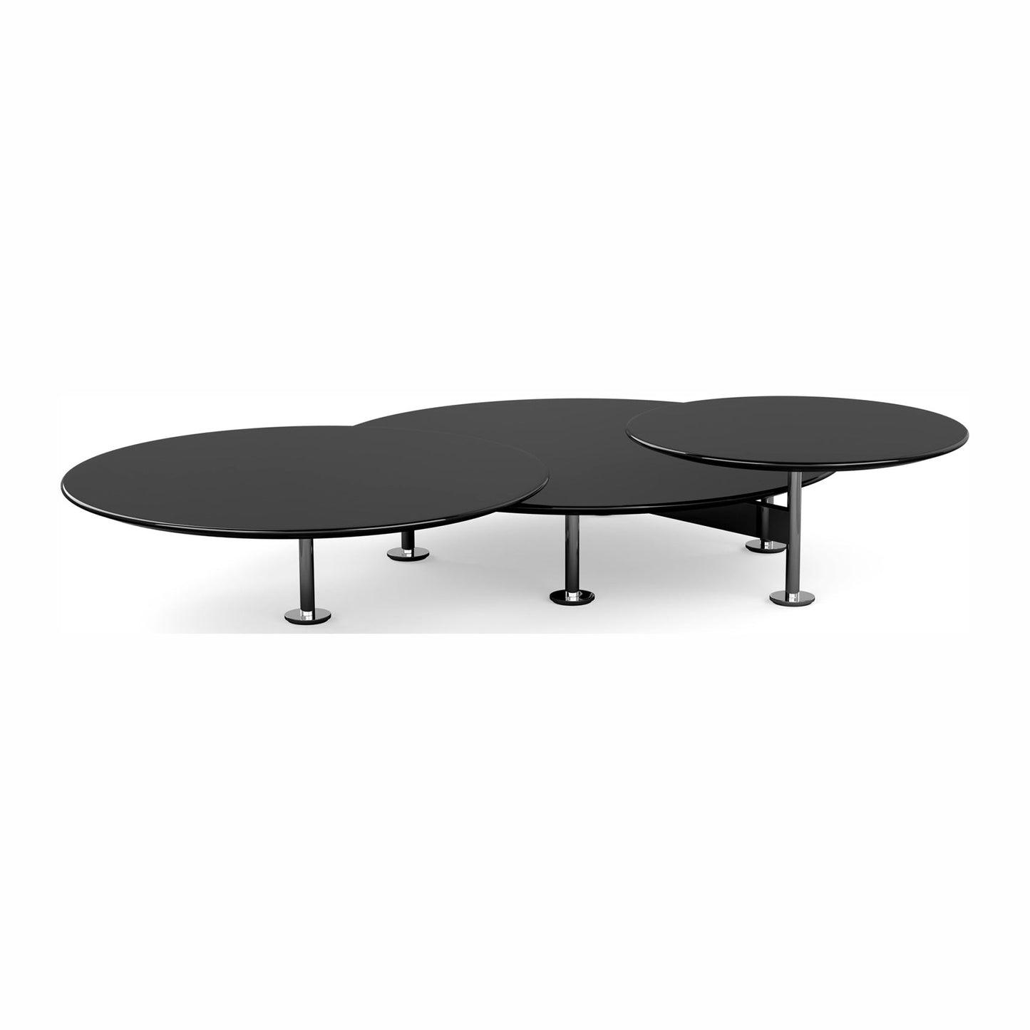 Low Triple Round Grasshopper Table