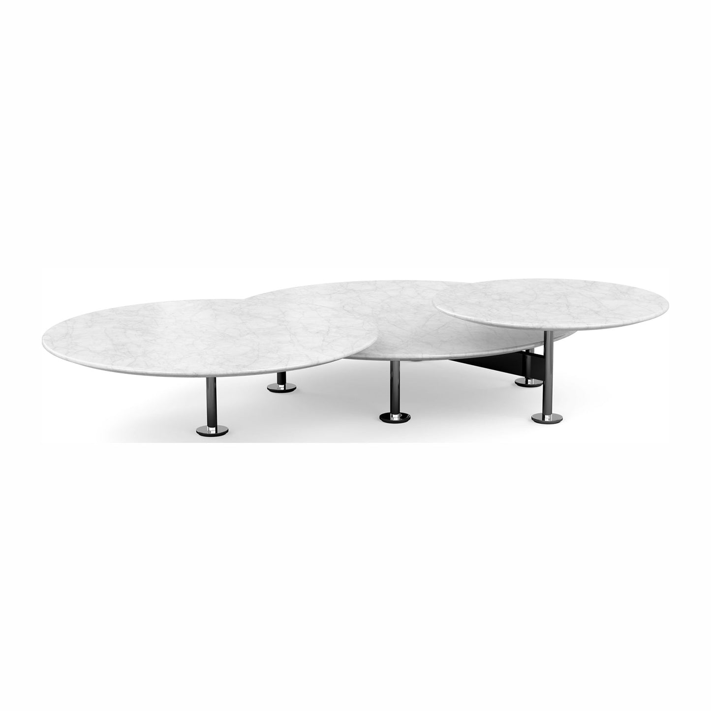 Low Triple Round Grasshopper Table