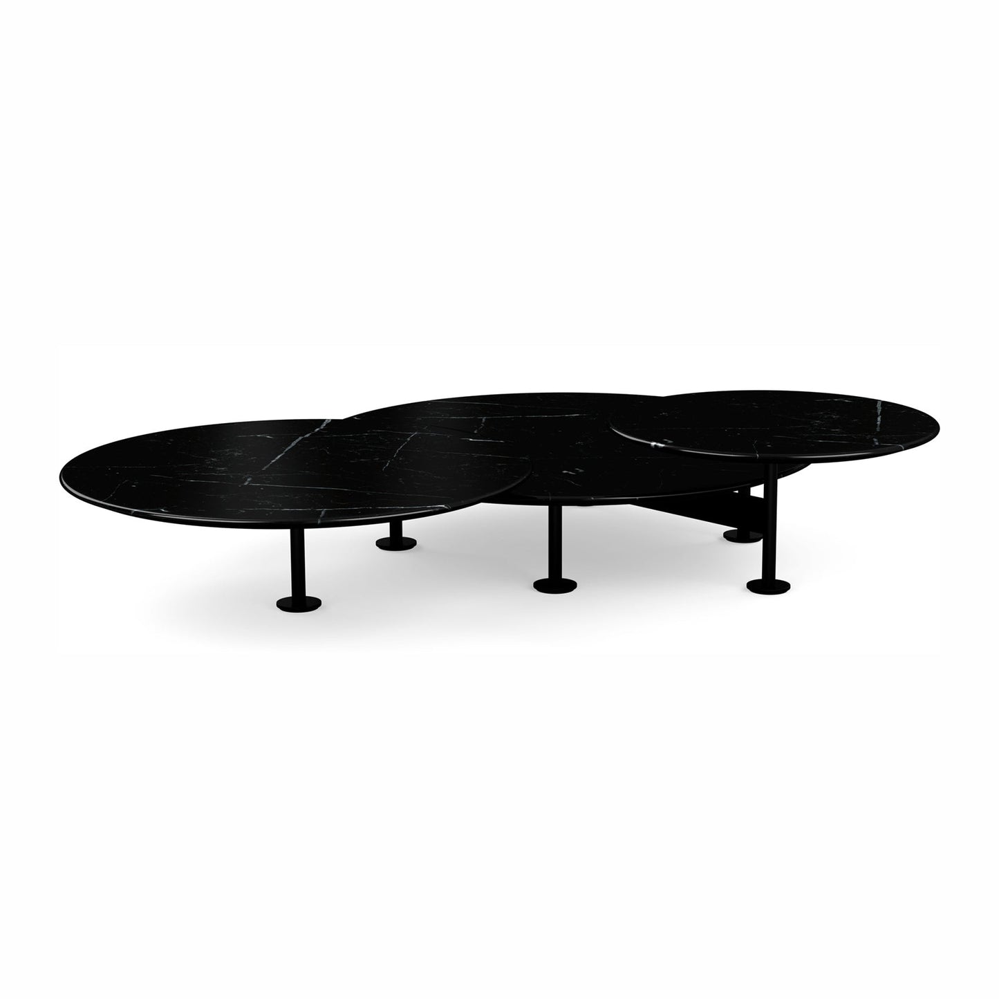 Low Triple Round Grasshopper Table